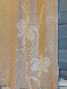 Cynthia Rowley Beige Dress with White Iris